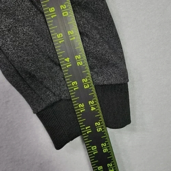 Calvin Klein Bomber Jacket Mens Small Gray Knit Lined Inside Pocket Stretch - Picture 15 of 16